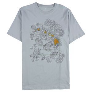 Tori Richard Mens Latitude & Longitude Graphic T-Shirt, NWT